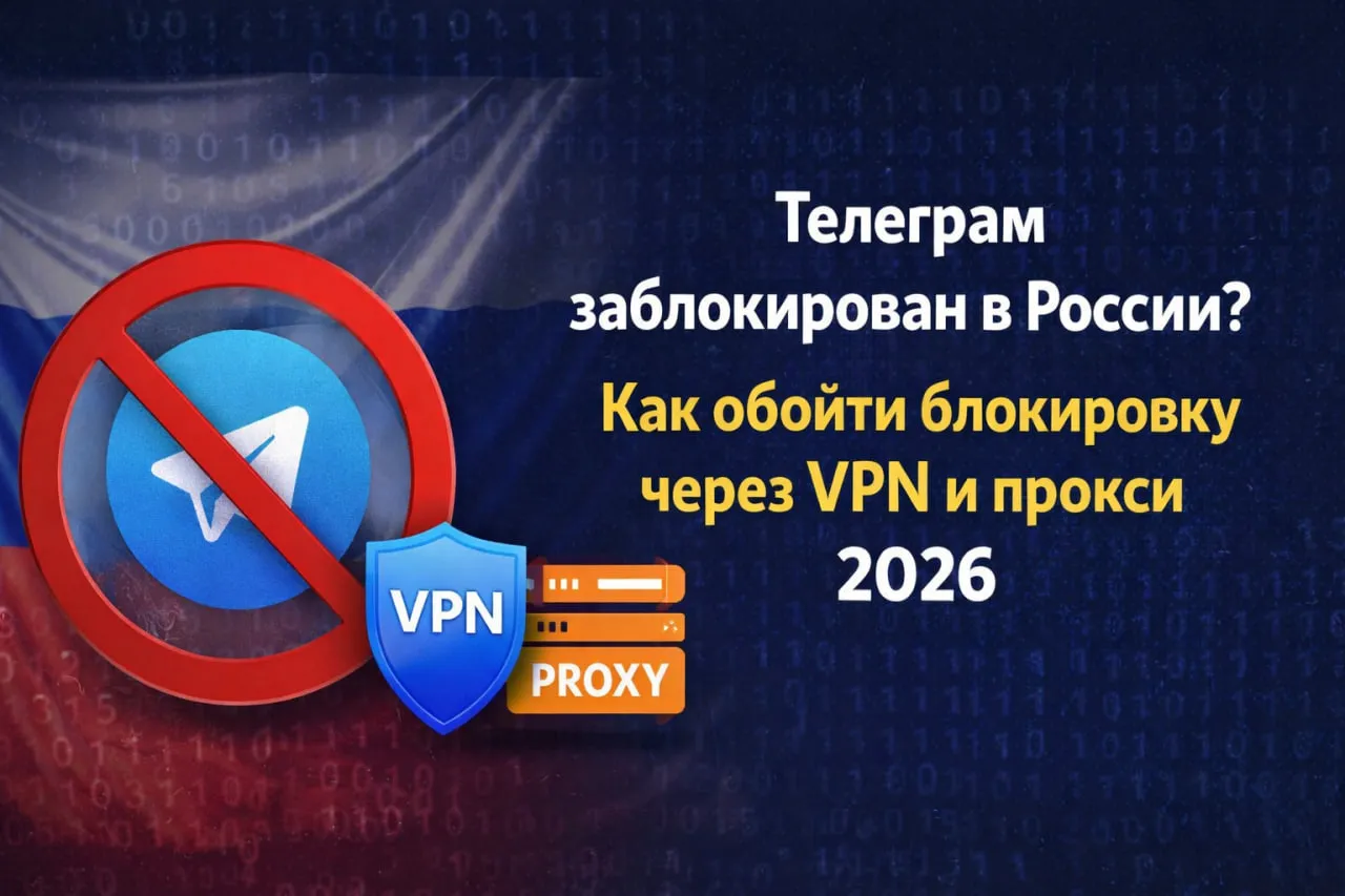 Как восстановить работу Telegram в России в 2026 году — VPN, прокси и рабочие способы