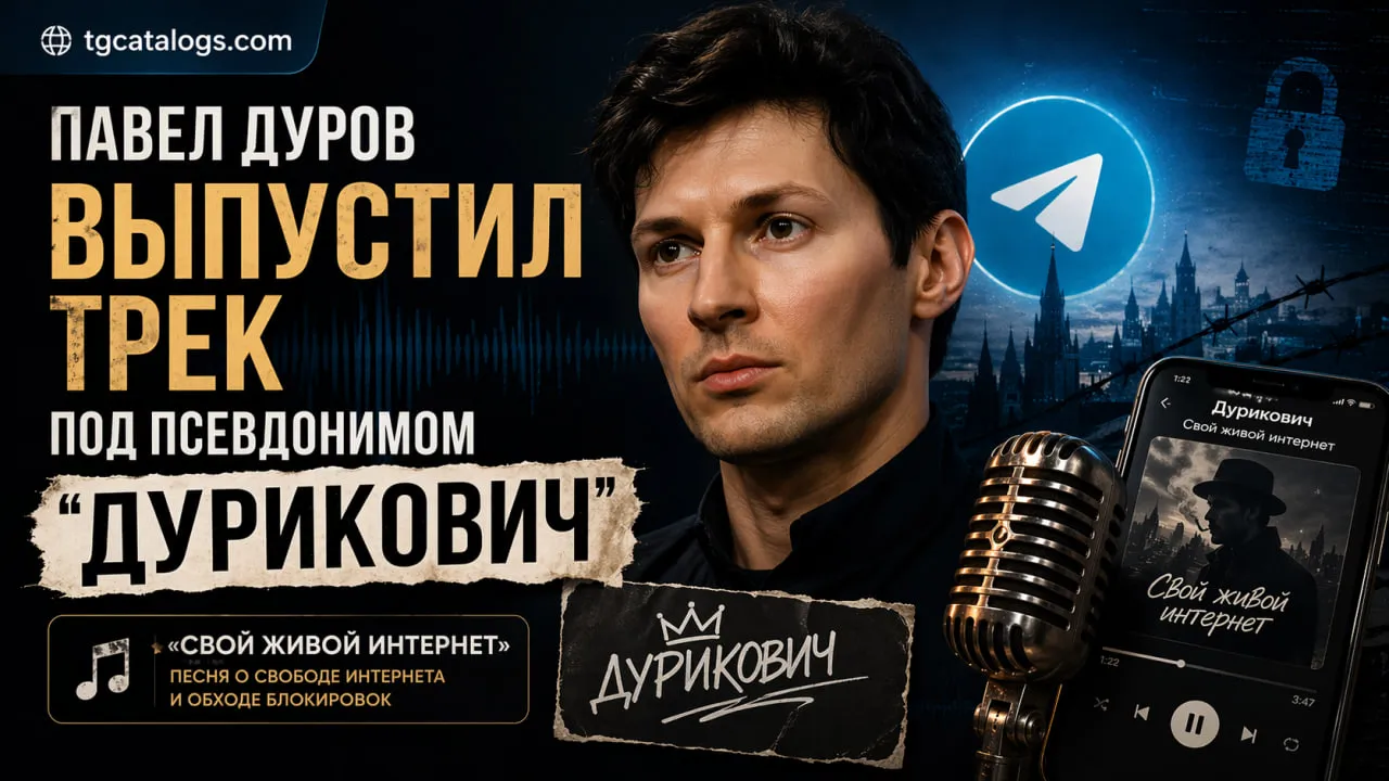Основатель Telegram Павел Дуров выпустил трек под псевдонимом «Дурикович»