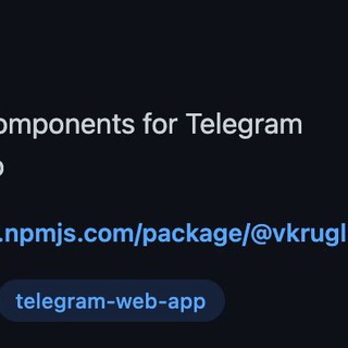 React Telegram Web App