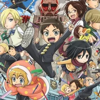 Attack on Titan Junior High - пародия