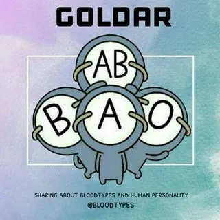 GOLDAR - типы крови личности