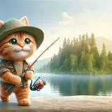 Gato en el pez - gato juego.
