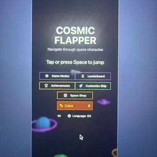 Cosmic Flapper - космический флаппи