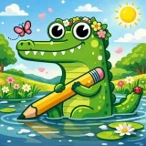 Cocodrilo del río - dibujos