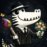 Crocosyabr - dibujos de cocodrilo