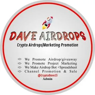 Dave Airdrops - крипто продвижение