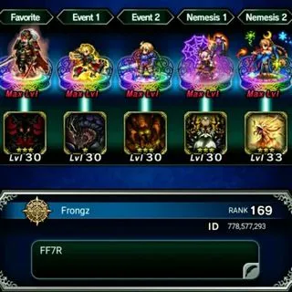 FFBE - Чейн-партнеры