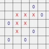 Game tic tac toe 15x15 - big