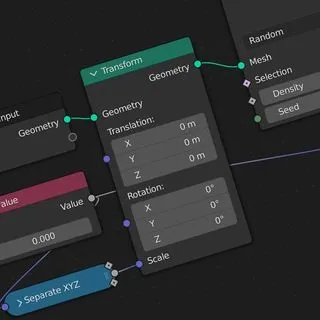 GeometryNodes - Blender 3D ноды