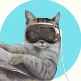 Scientist Cat - High-Tech