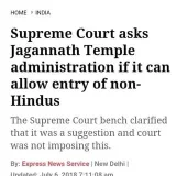 Judicatura india Watchdog - Revelaciones