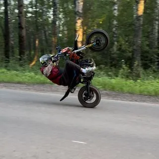 Kayo evo 125 - стант на питбайке