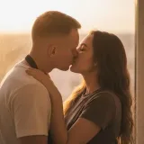Beso de foto gratis - AI