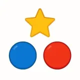Star under the button - guess and win