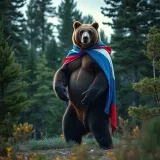 Bear Brusnika - patriotism