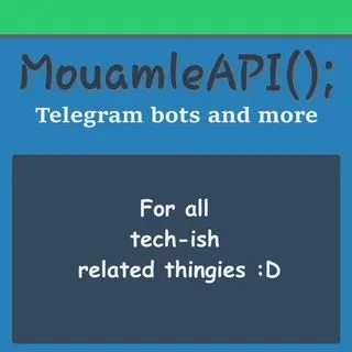 MouamleAPI - Telegram боты