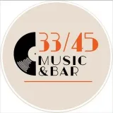 33/45Música y barra - barra de vinilo