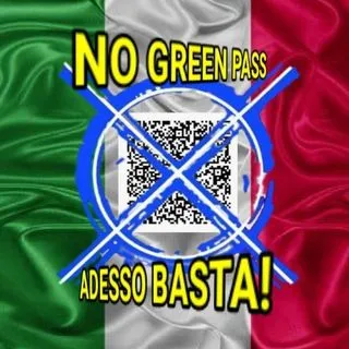 No Green Pass - итальянцы против