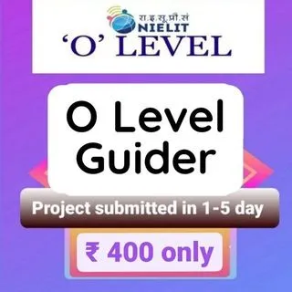 O Level Guider - NIELIT курсы