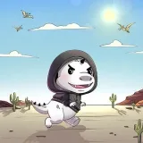 Dino - jumping with a dinosaur