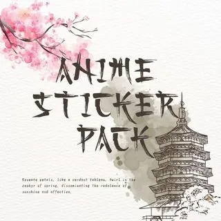 Anime Sticker Pack - аниме стикеры