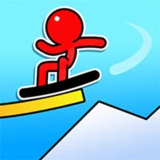 Stickman Surfer - серфер