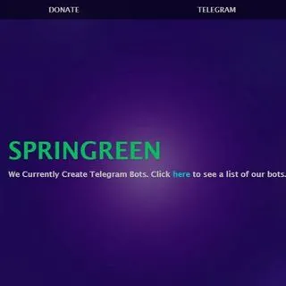 SPRINGREEN BOTS SHOP - магазин ботов