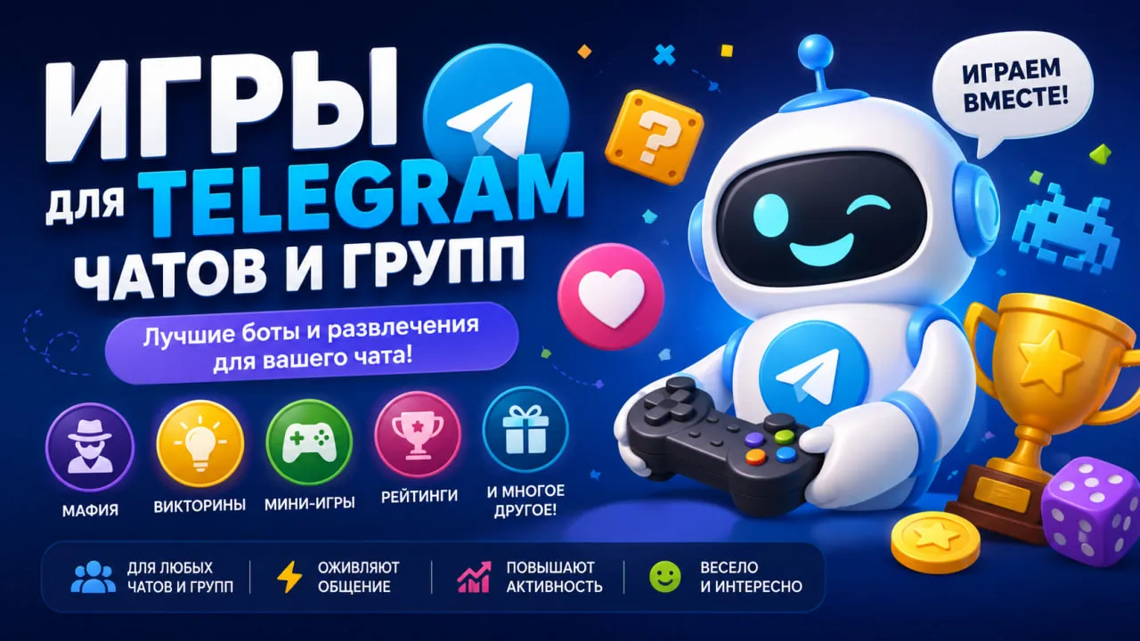 Игровые боты для чатов Telegram