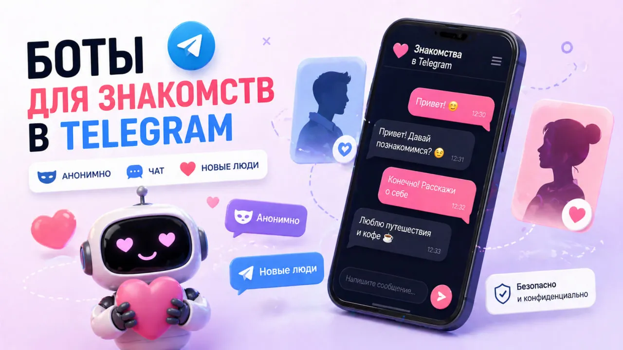 Боты для знакомств и общения в Telegram