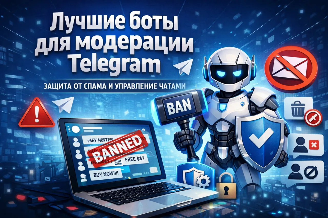 Лучшие боты для модерации Telegram — защита от спама и управление чатами