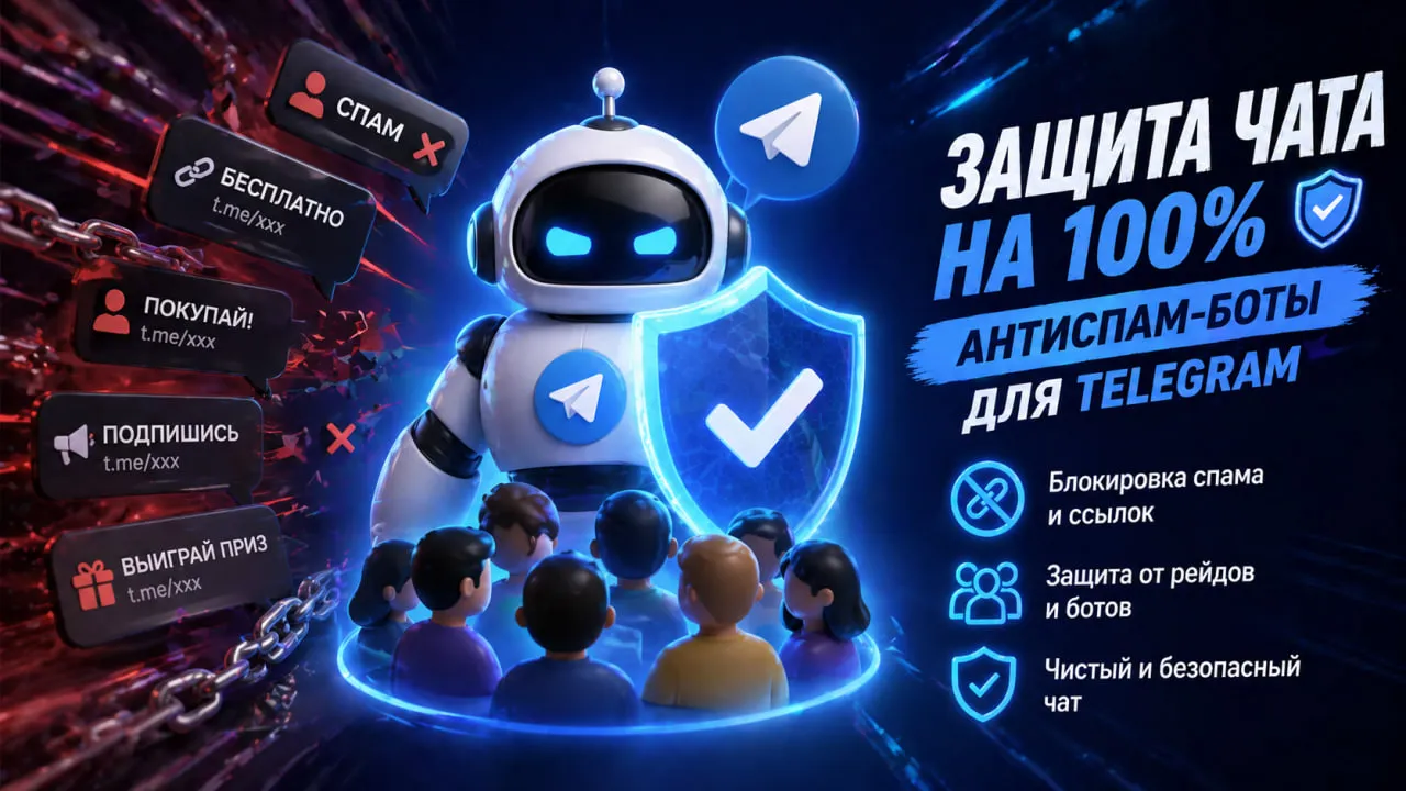 Антиспам-боты для Telegram-чата