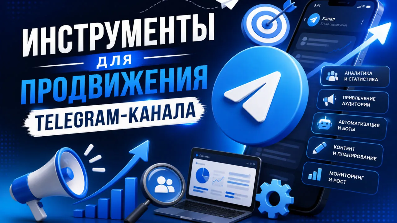 Инструменты для продвижения Telegram-канала